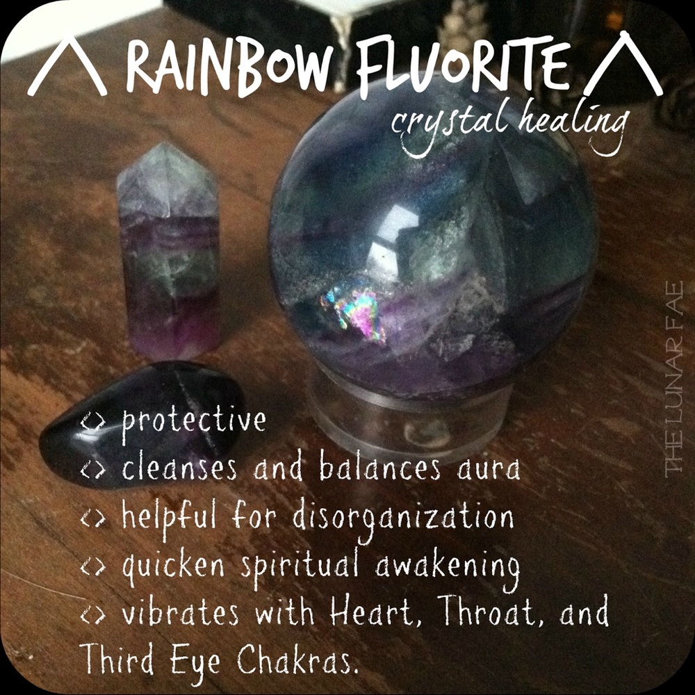 New Rainbow Fluorite Gemstone Necklace - Picture 9 of 9